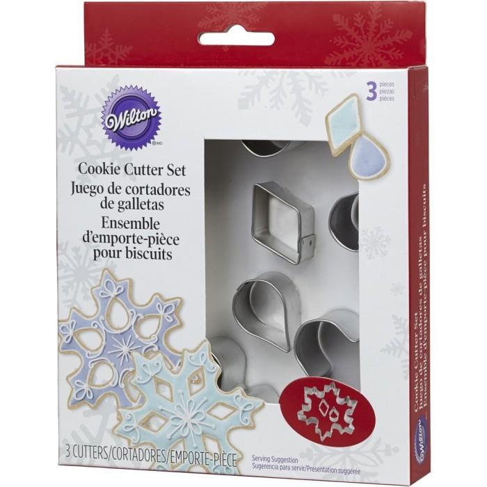 Jual Wilton Christmas Snowflake Cookie Cutter Set 3/ Cetakan Kue Natal ...