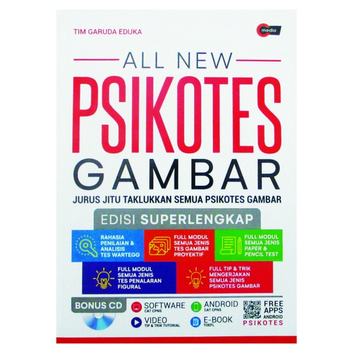 Jual Buku All New Psikotes Gambar Edisi Super Lengkap Psikotest Terbaru