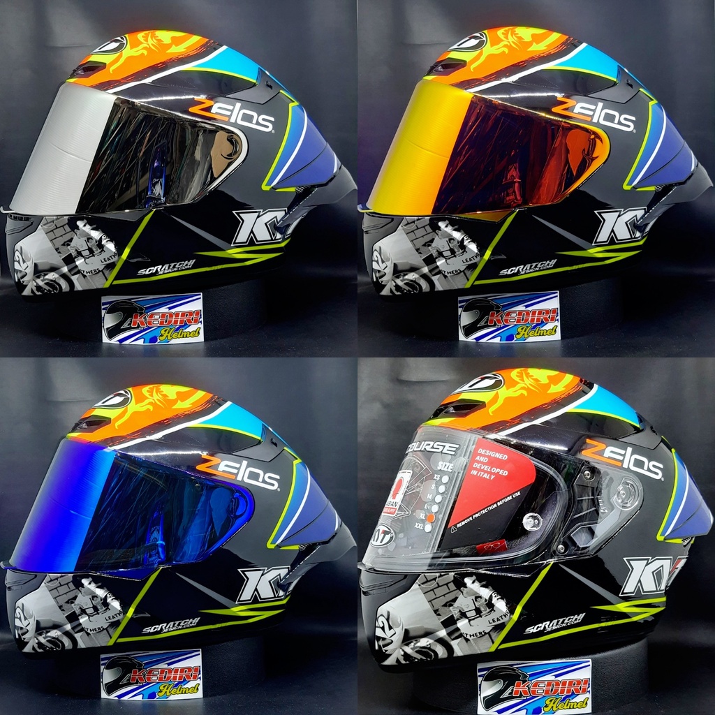 Jual Helm KYT TT COURSE XAVIER SIMEONE TTC Full face paket ganteng