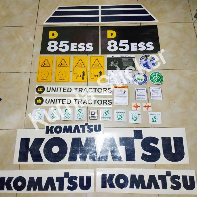 Jual Sticker Dozer Komatsu D Ess Stiker Alat Berat Shopee Indonesia