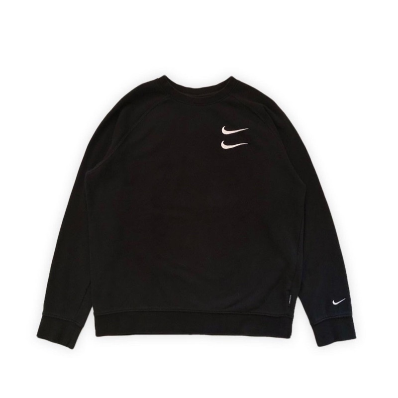 Double swoosh nike crewneck sale