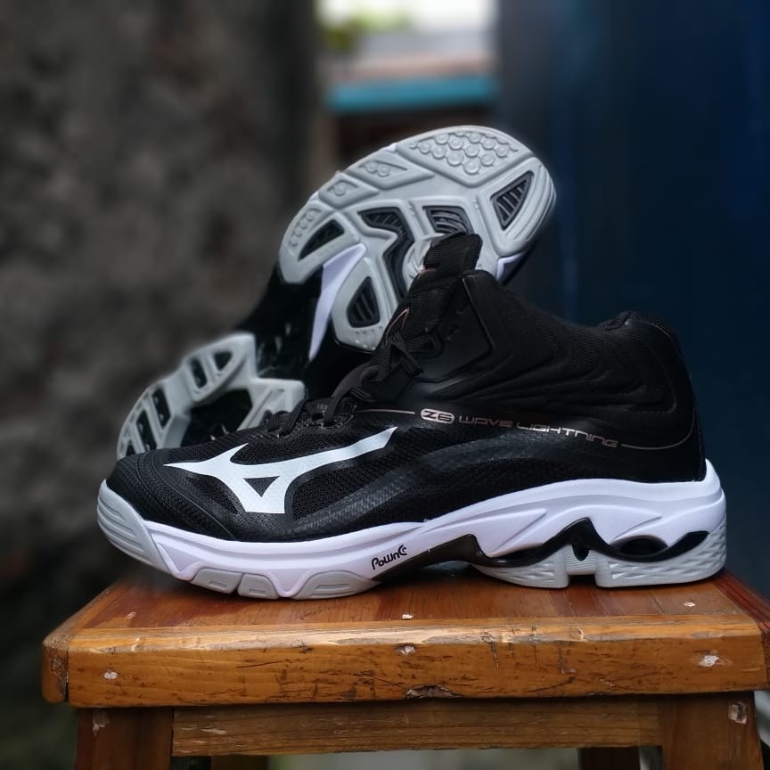 Jual MIZUNO WLZ6 Sepatu Volly Mizuno Wave Lightning Z 6 Voli Mizuno Wlz 6 Mid Murah Hitam sepatu volly volley WLZ 6 Aqila.Sneakers87 Shopee Indonesia