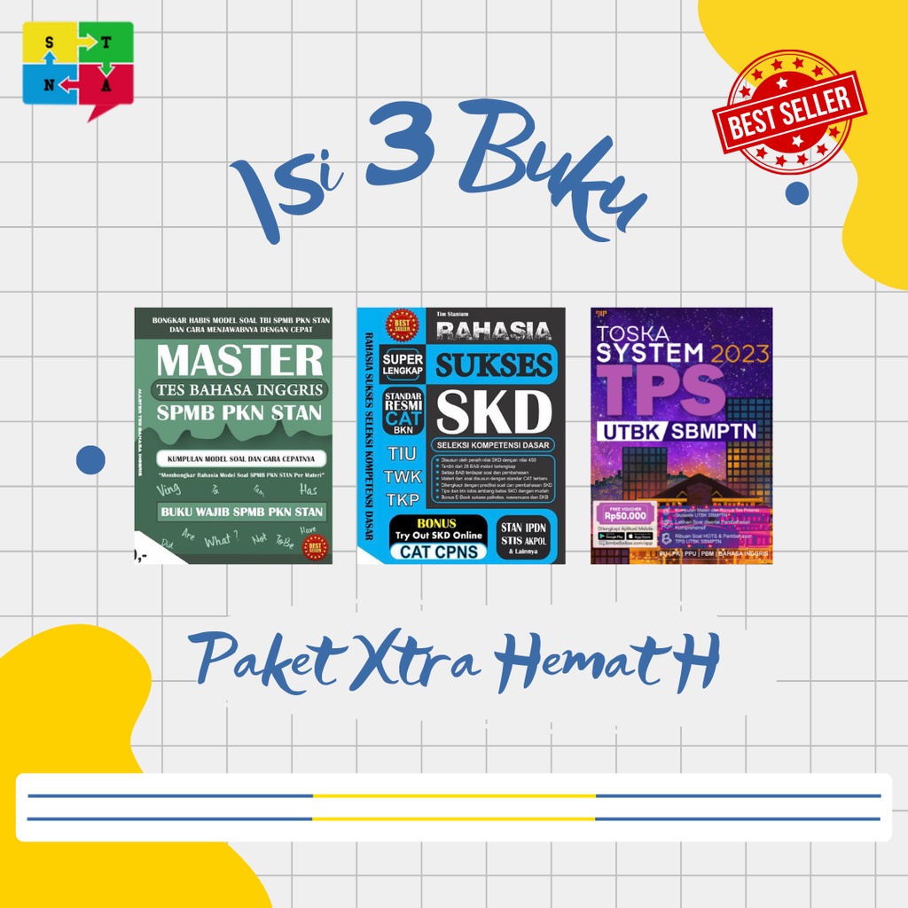 Jual Paket Xtra Hemat H - Isi 3 Buku (Buku PKN STAN Terbaru) | Shopee ...