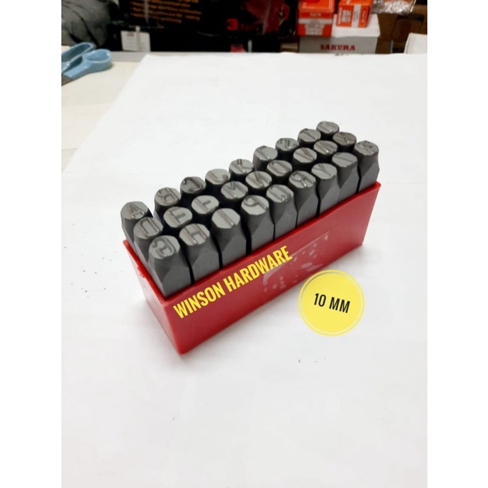 Jual Obeng Alat Ketok Huruf Rangka Mesin 10Mm Zeki Letter Stamp Punch ...