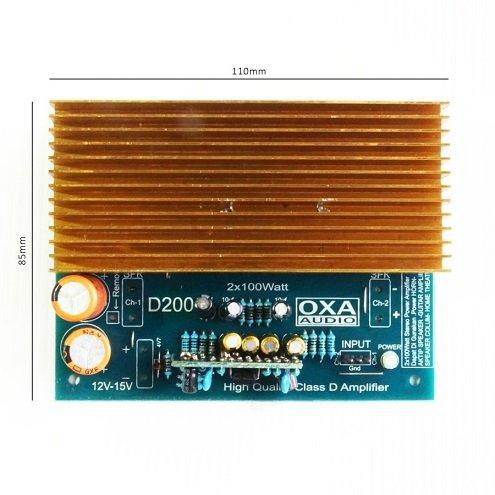 Jual Kit Power Amplifier Stereo Class-D 2X100W D200 200W Ampli Stereo