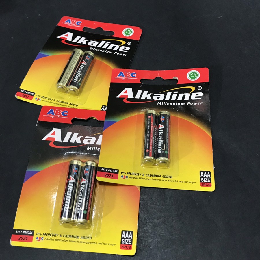 Jual Baterai Alkaline AAA Isi 2 | Shopee Indonesia