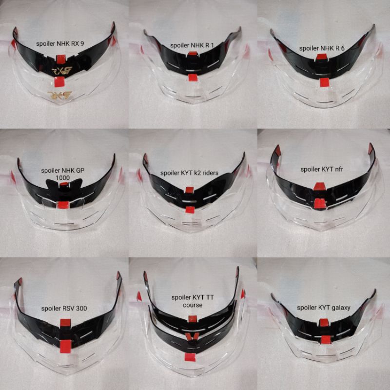 Jual [GROSIR] SPOILER HELM FULL FACE & HALF FACE | Shopee Indonesia
