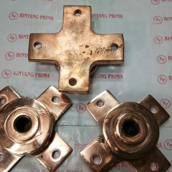 Jual Base Plate / Base Plat Anti Petir / Splitzen Tipe X uk 5/8