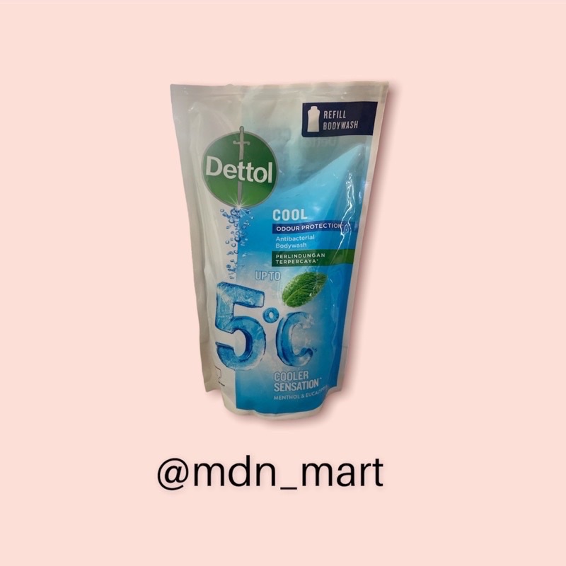 Jual Dettol Refill Body Wash 410 Gr Cool | Shopee Indonesia