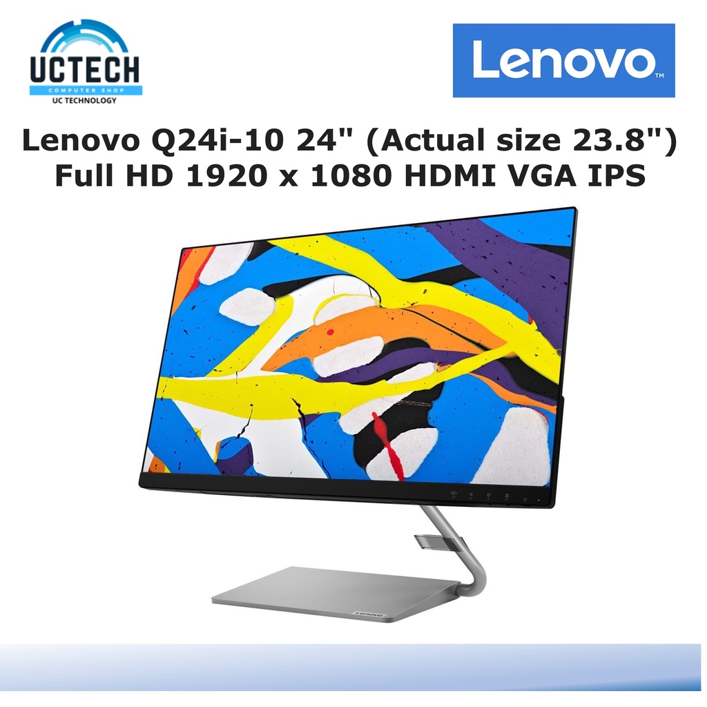 Jual Lenovo Q24i10 24" Monitor Full HD 1920 x 1080 HDMI VGA IPS