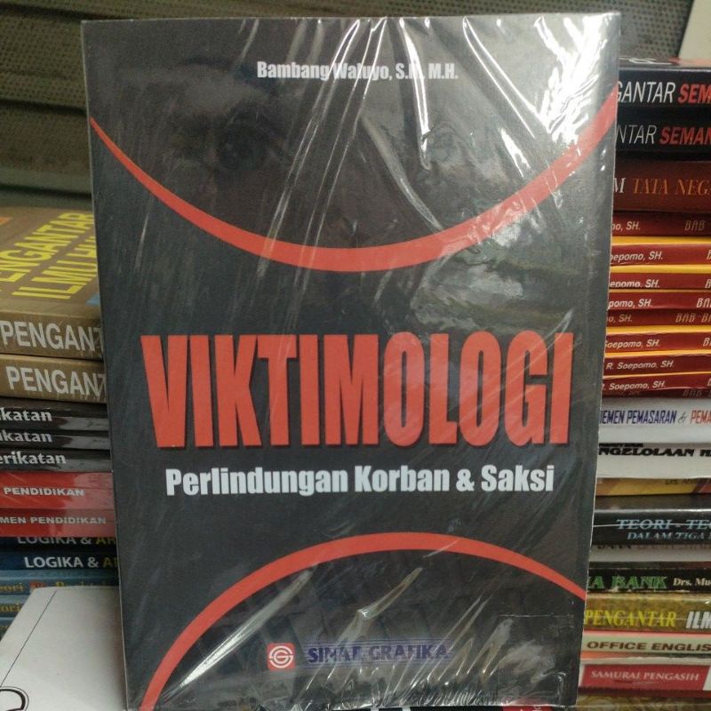 Jual Viktimologi Perlindungan Korban Dan Saksi By Bambang Waluyo ...