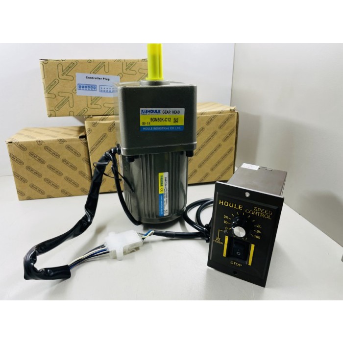 Jual Motor Listrik Speed Control Motor Gearbox 40W 220V 1 Phase - Gear ...