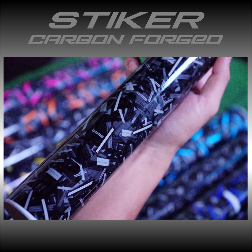 Jual Sticker Motif Carbon Forged - Stiker Karbon Forged Ukuran 50 X 100 ...