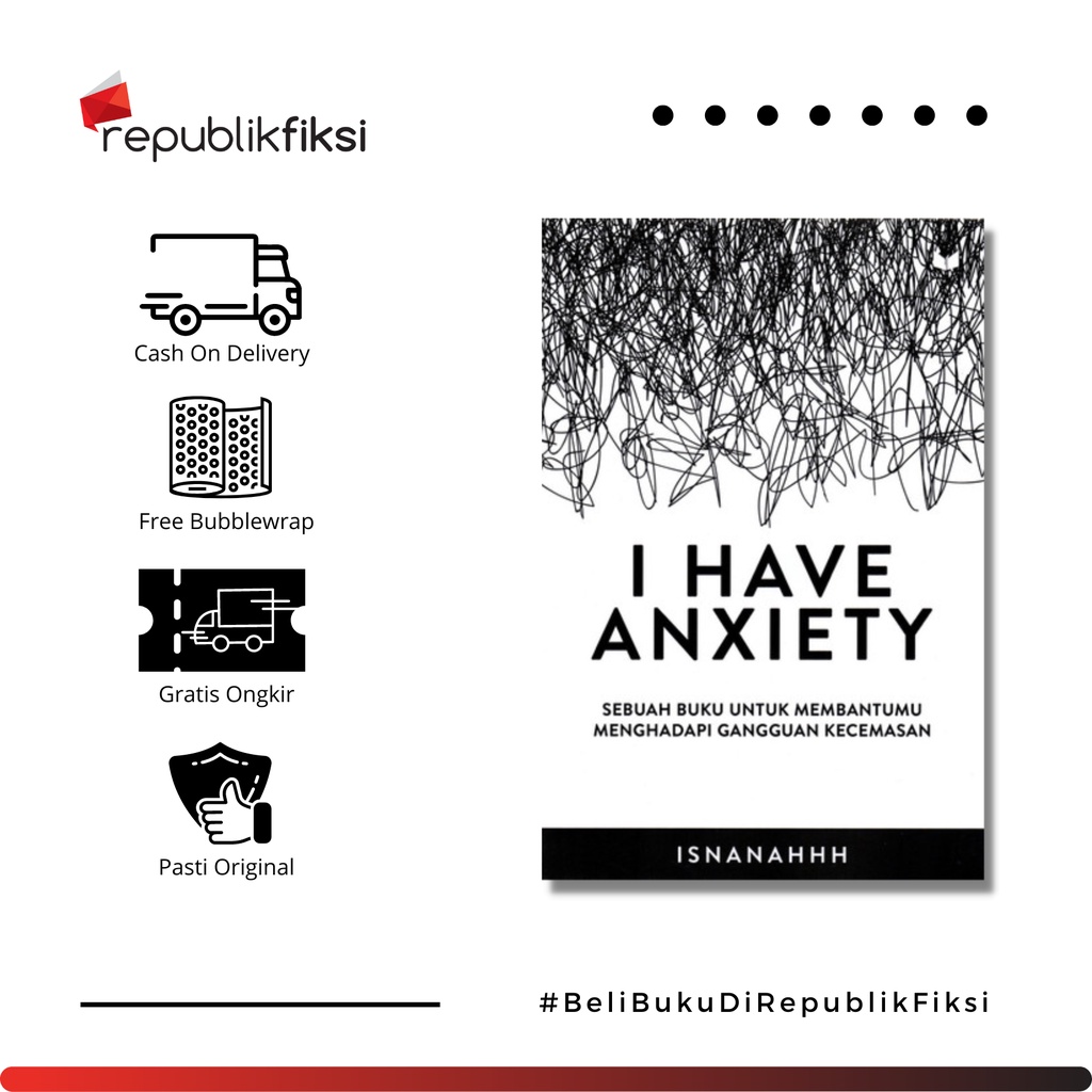 Jual Buku I Have Anxiety Isna Nurjanah Media Kita Shopee Indonesia