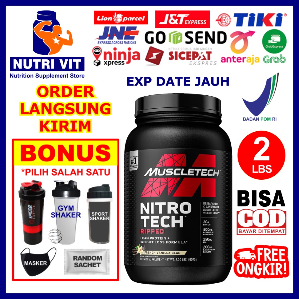 Jual Nitrotech Ripped 2Lbs Muscletech Nitrotech Ripped 2 Lbs Muscletech ...