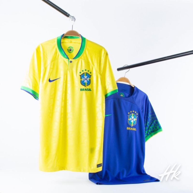 Jual Jersey Timnas Brazil Home & Away 2022/2023 Piala Dunia Grade Ori ...