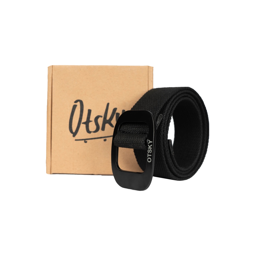 Jual Otsky Belt Webbing Oval Full Black | Shopee Indonesia