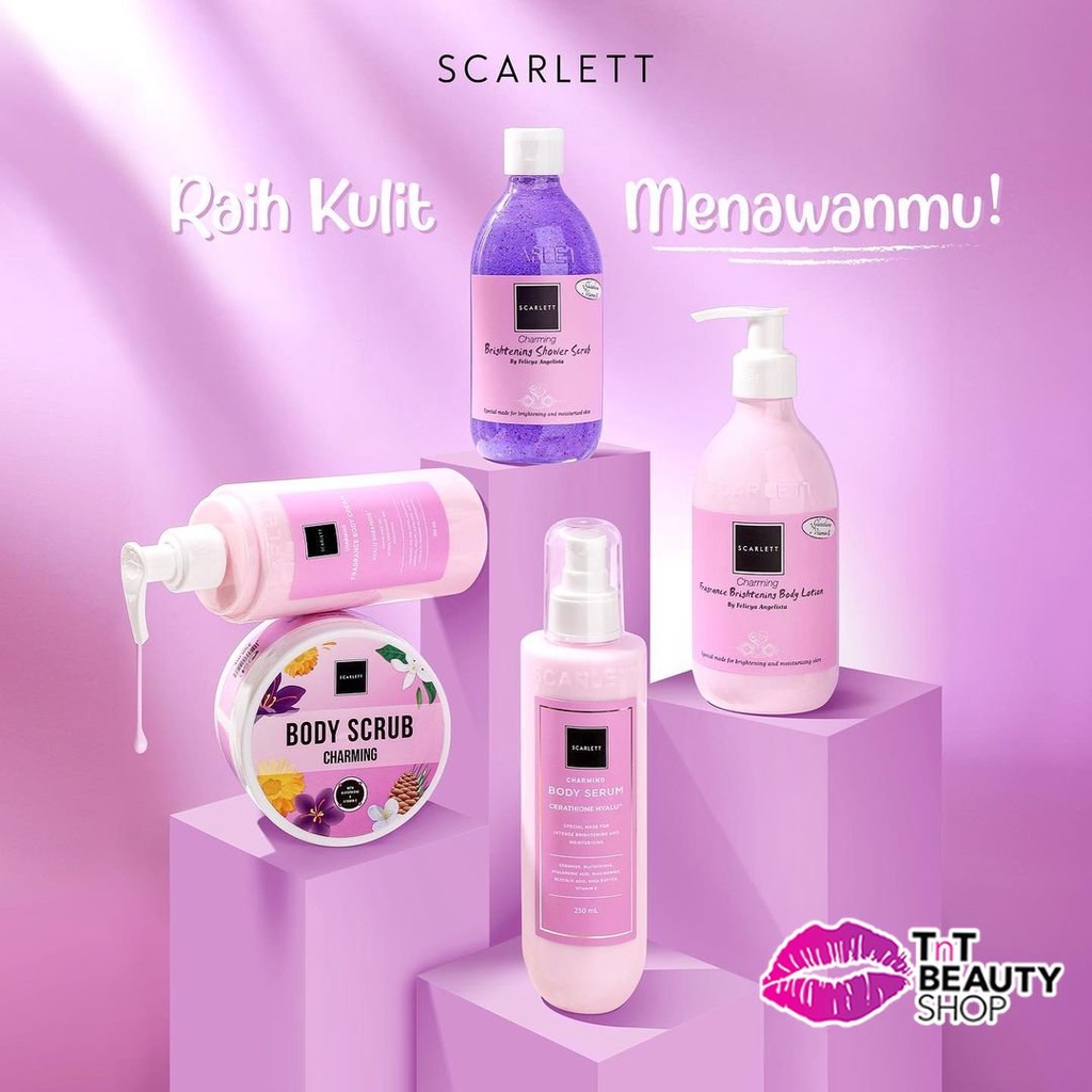 Jual Scarlett Whitening Charming SERIES Body Lotion Body Cream