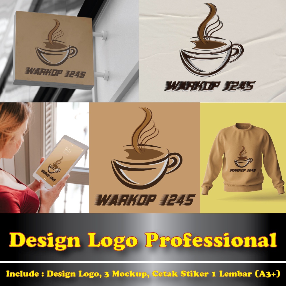 Jual Art Of Sin Jasa Desain Logo Professional Logo Usaha Logo Umkm Shopee Indonesia