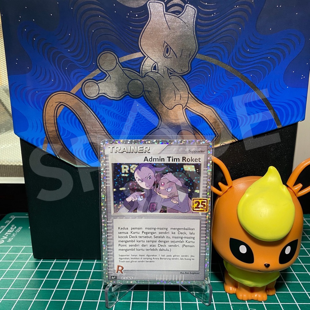 Jual Admin Tim Roket Pokemon 25th Anniversary Indonesia Promo TCG ...