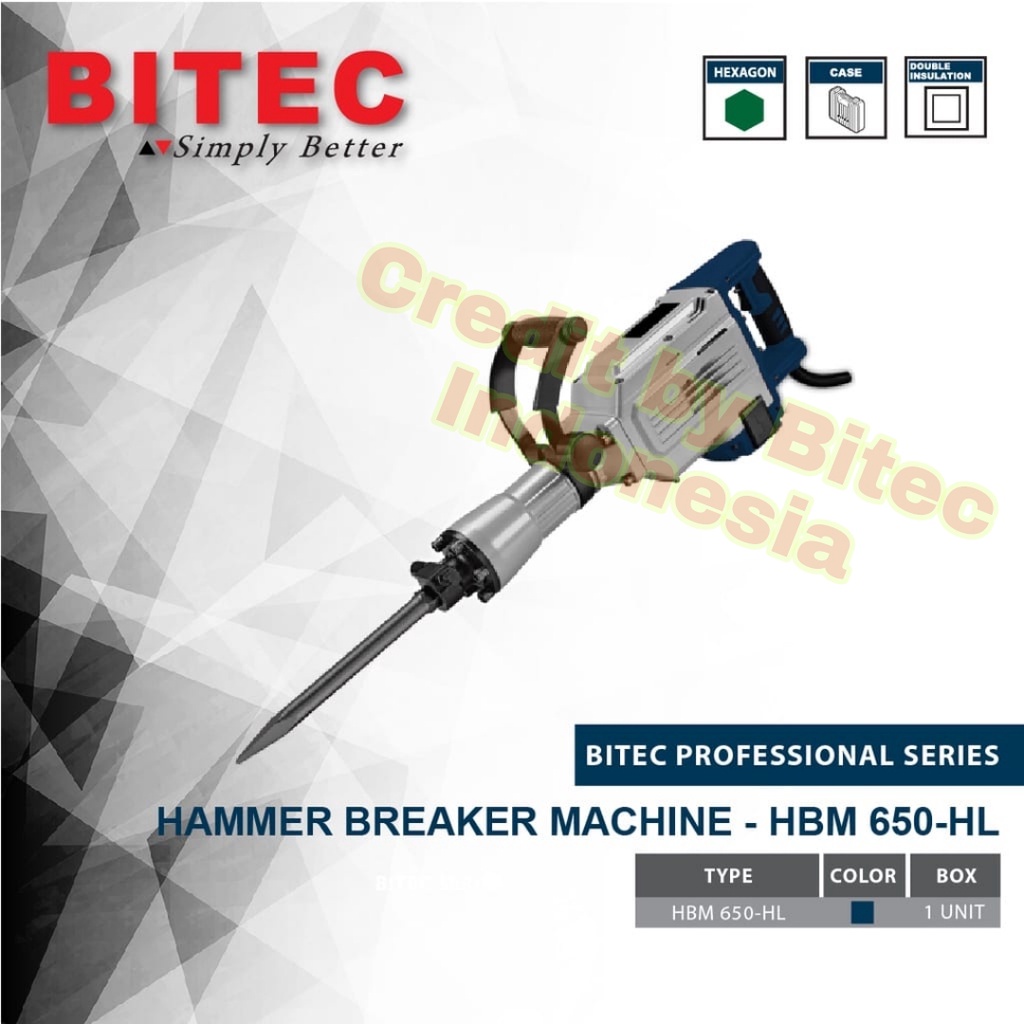 Jual Jack Hammer Bitec HBM650 - Bor Bobok Beton - Demolition Hammer ...