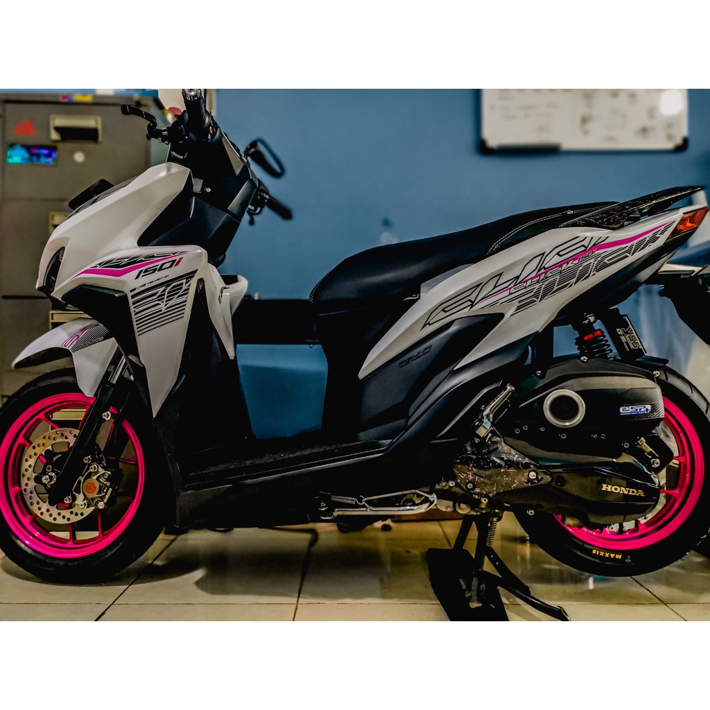 Jual STIKER STRIPING VARIO 125/150 CLICK TRANSPARAN COSTUM V2 | Shopee