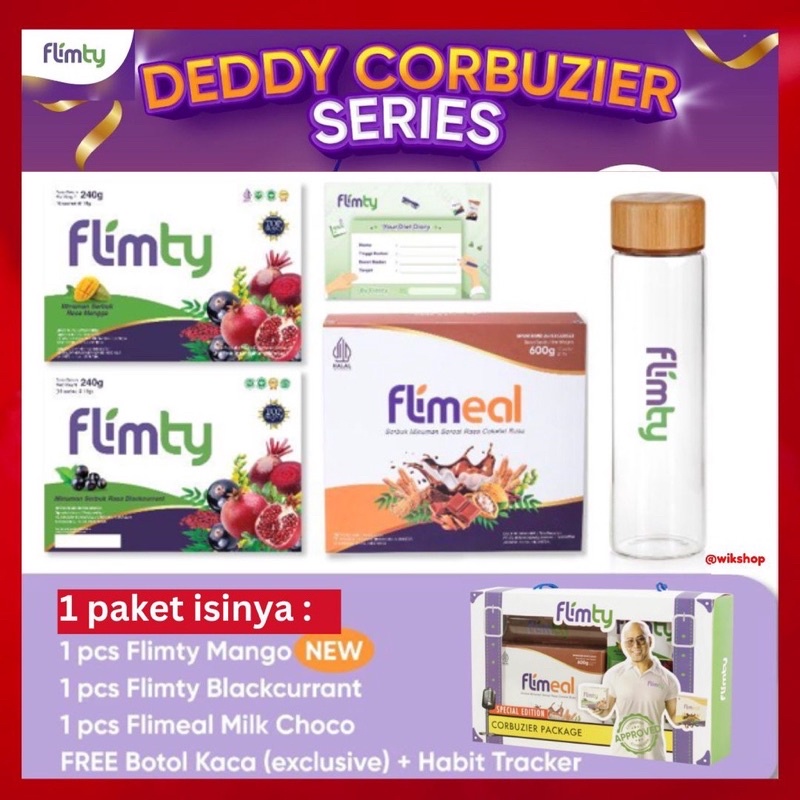 Jual Flimty Dc Series Flimeal Deddy Corbuzier Series Minuman Detox ...