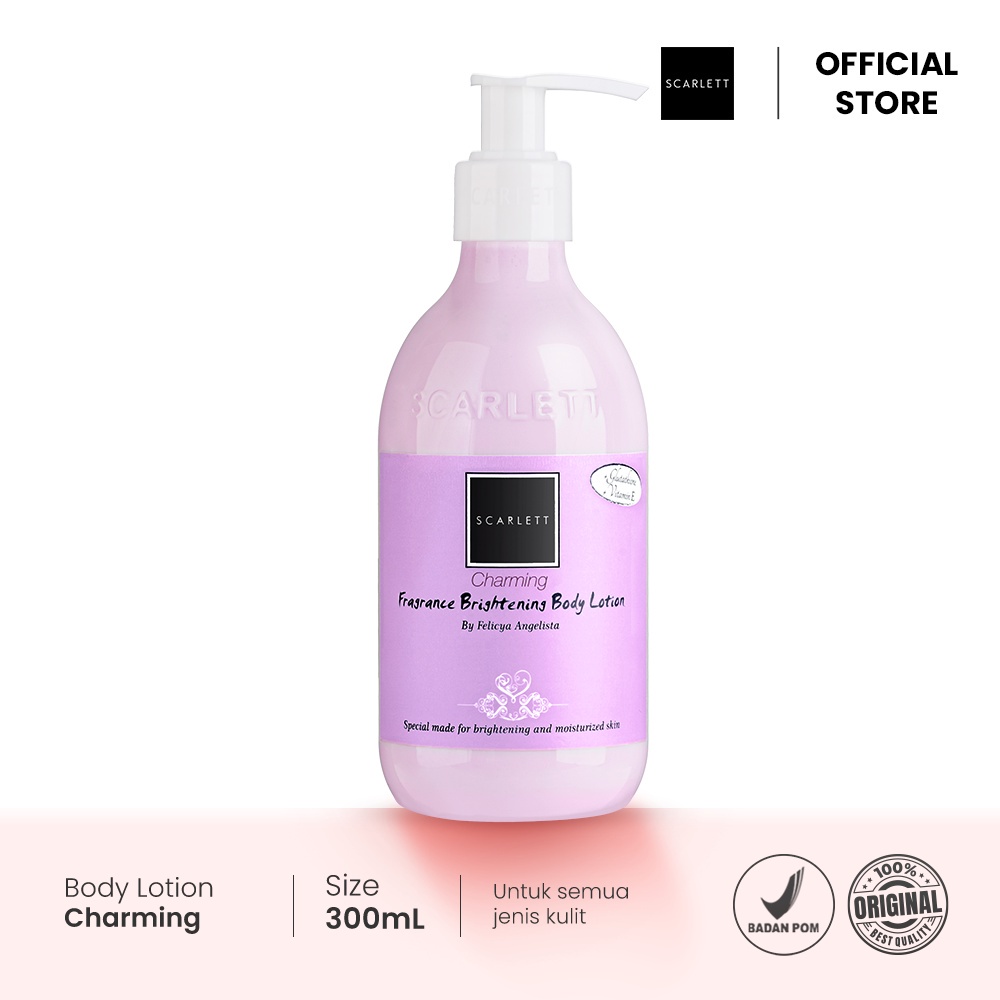 Jual Scarlett Whitening Body Lotion Charming Shopee Indonesia