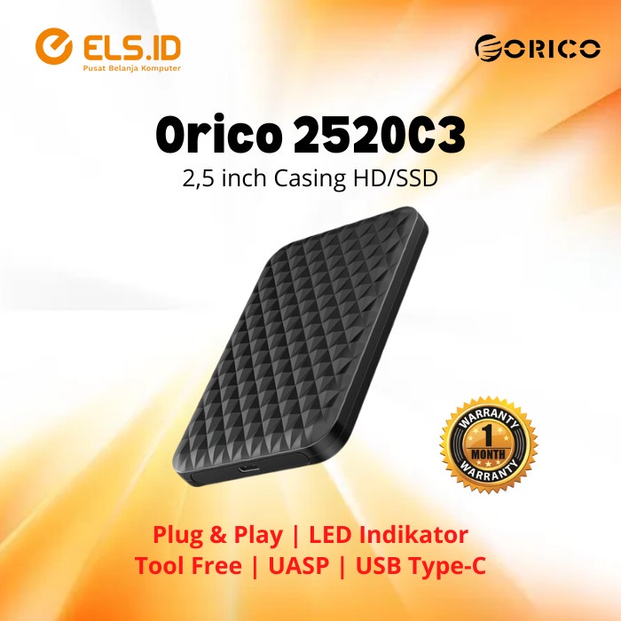 Jual Casing Hd Ssd External Orico C Black Texture Type