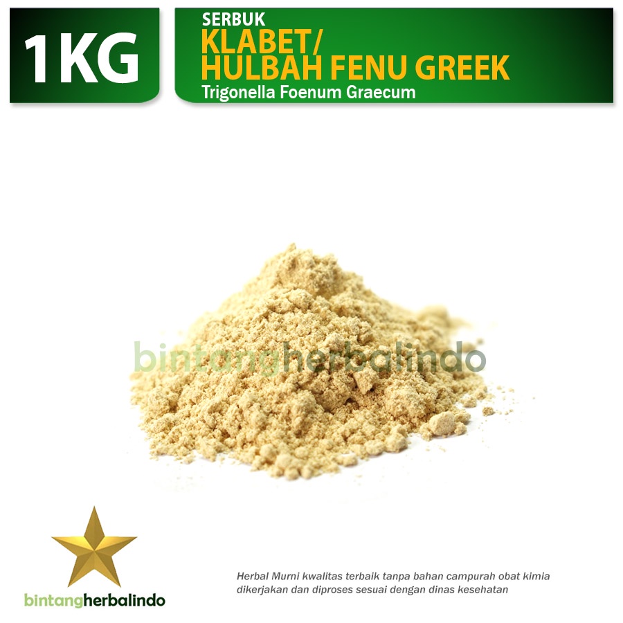 Jual Serbuk Herbal Klabet Hulbah Fenugreek Penambah Besar Payudara Asi