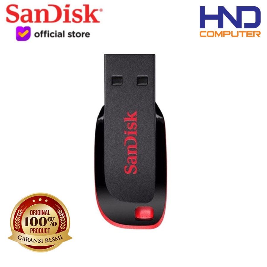 Jual Flash Disk Sandisk Cruzer Blade Gb Gb Gb Gb Gb Shopee