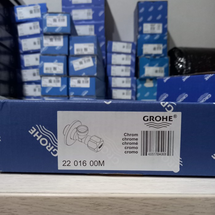 Jual Grohe Universal Angle Valve 1/2″ - 2201600M - Stop Keran Air ...