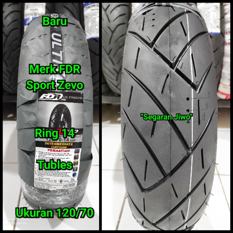 Jual Ban Tubles Motor Matic Ring Ukuran Merk Fdr Sport Zevo Ultimate Ban Belakang