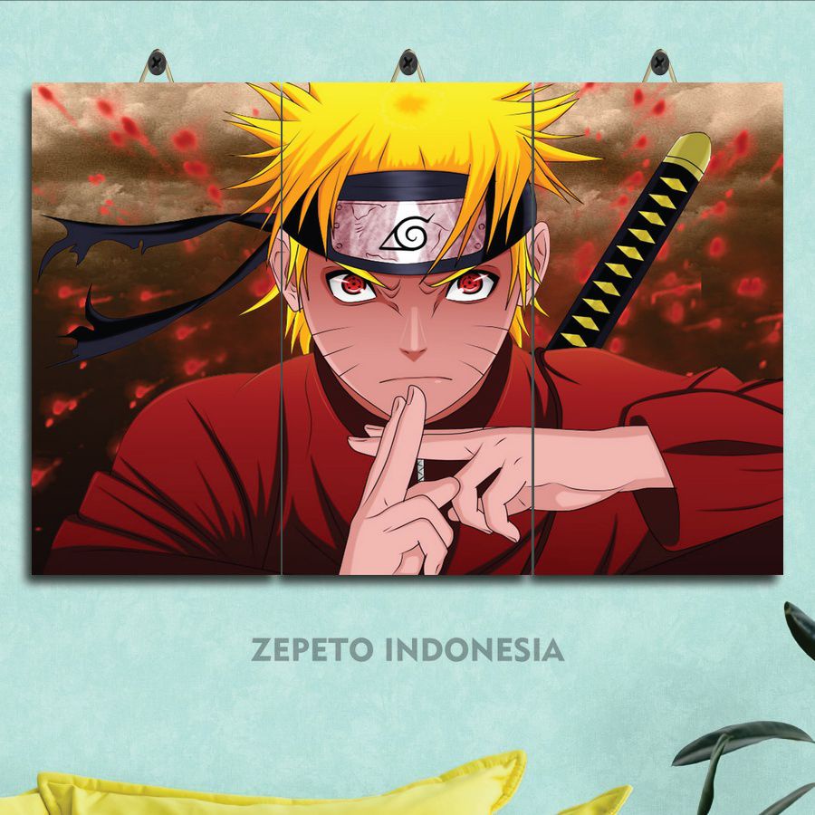 Jual POSTER DINDING ANIME WALLPAPER NARUTO KEREN 45X30 MULTIPANEL