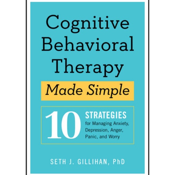 Jual Buku Cognitive Behavior Therapy Mode Simple 10 Strategies | Shopee ...