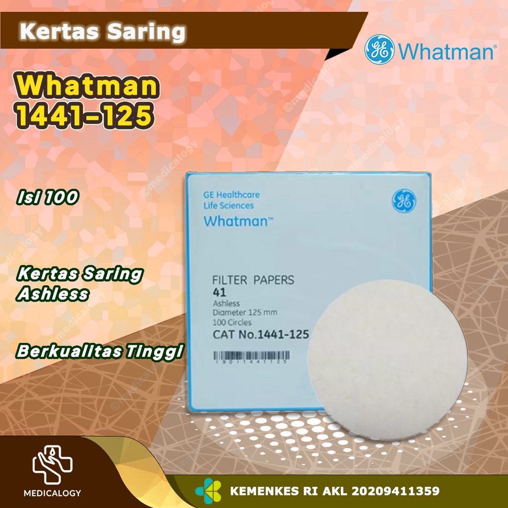 Jual Kertas Saring Whatman No Diameter Mm Shopee Indonesia