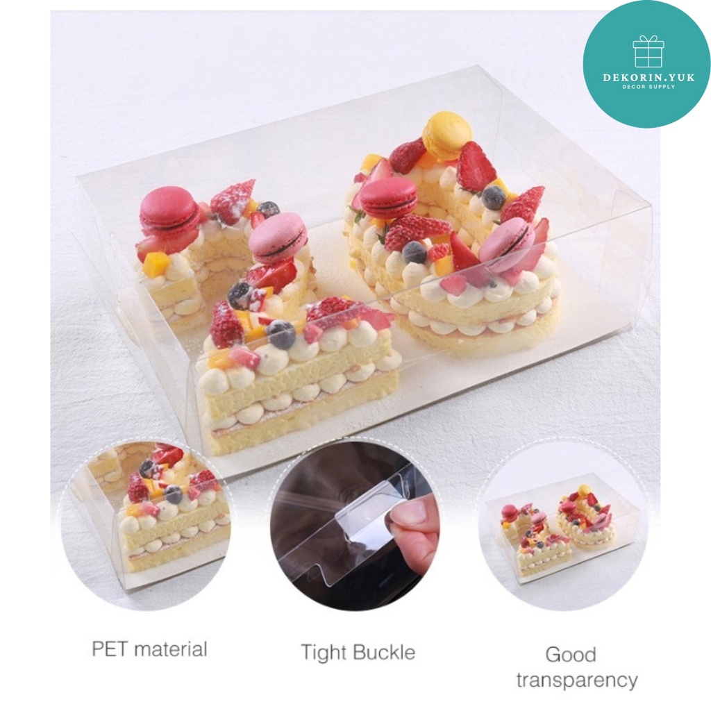 Jual Box kue huruf alphabet Box kue tart Box kue bening Box kue beserta ...