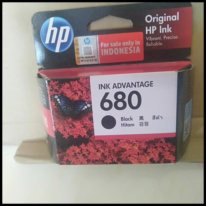 Jual Tinta Cartridge Hp 680 Black Hitam Shopee Indonesia 3031