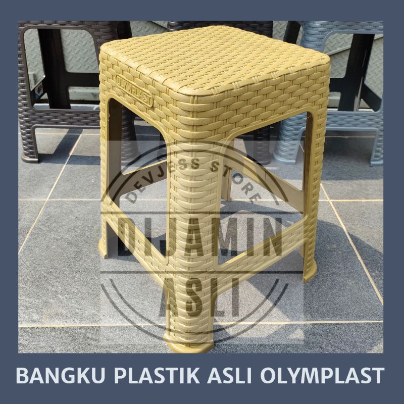 Jual Bangku Kursi Baso Plastik Olymplast Anyaman Shopee Indonesia