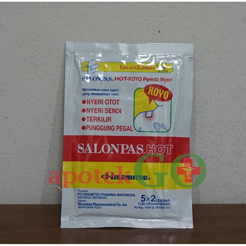 Jual Salonpas Hot Koyo Pereda Nyeri 5 X 2 Lembar Untuk Nyeri Otot