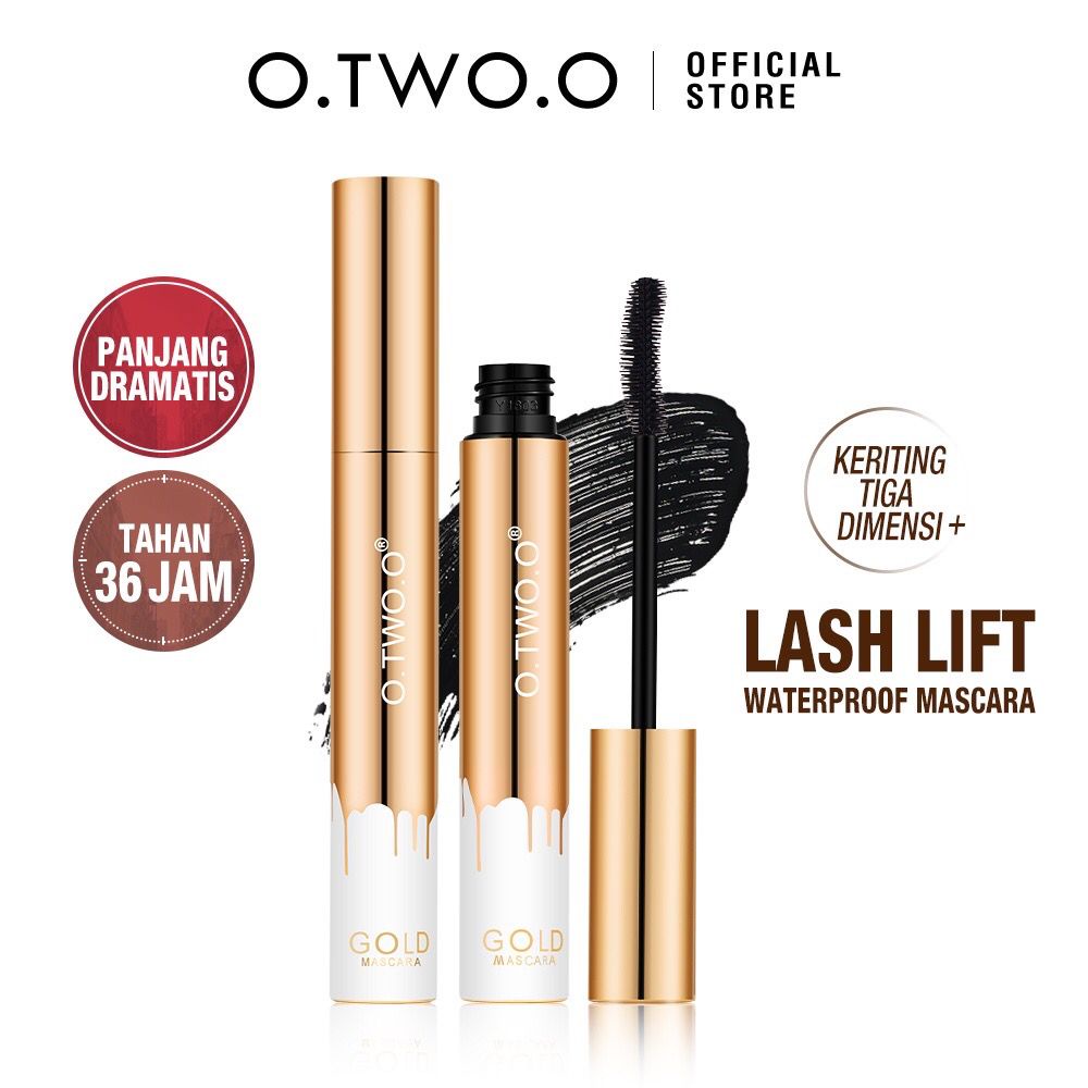 Jual O.TWO.O OTWOO Mascara Gold & Eyeliner Liquid Waterproof All ...