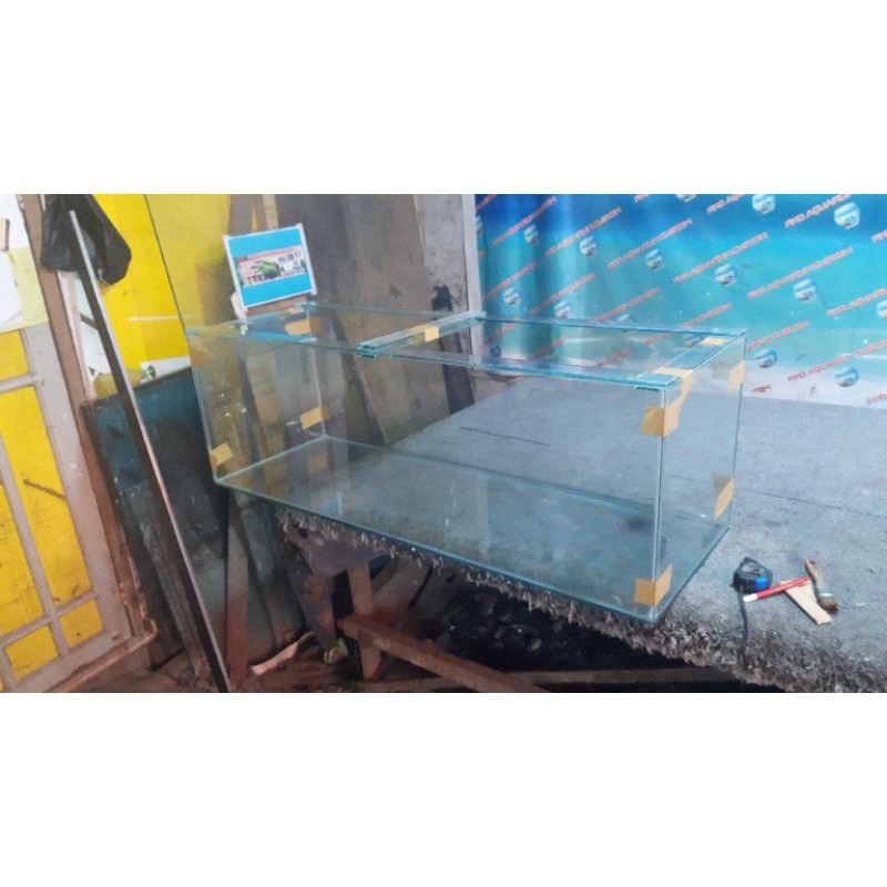 Jual aquarium kaca 120x50x50 full 8mm Shopee Indonesia