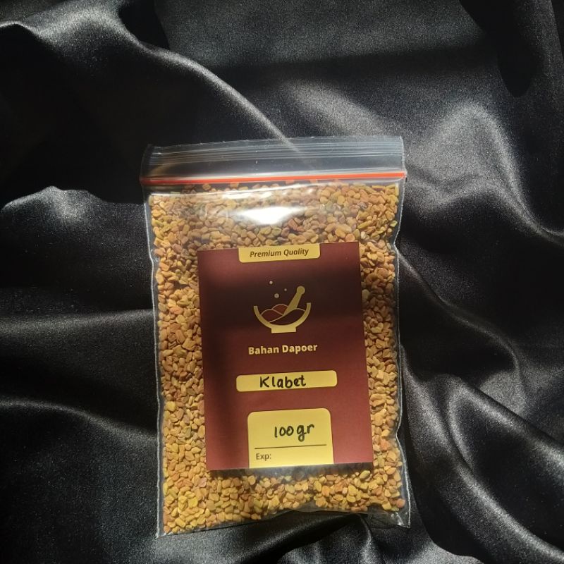 Jual Biji Klabet Kelabat Hulbah Fenugreek Methi Seeds 100