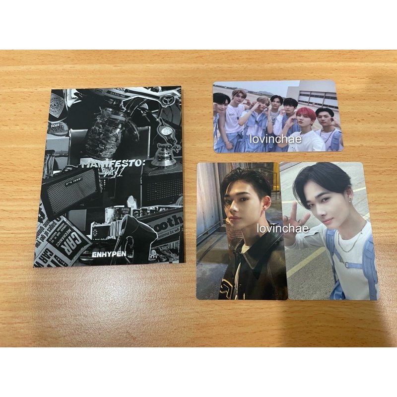 Jual [ready Stock] Manifesto Day One Weverse Album Ni-ki Set Unsealed ...