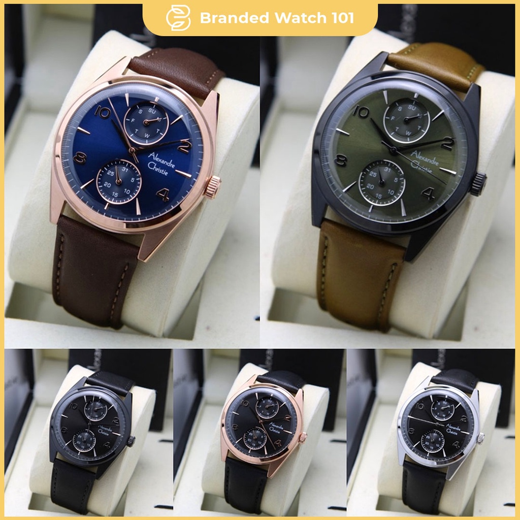 Jual ORIGINAL Jam Tangan Pria Alexandre Christie AC 6579 / AC6579 ...