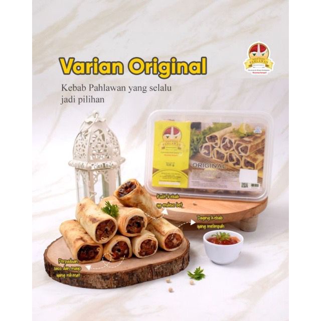 Jual KEBAB PAHLAWAN Mini Daging Sapi Original 10 PCS / 525 GR - FROZEN ...