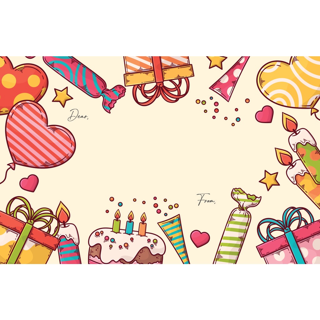 Jual KARTU UCAPAN ULANG TAHUN - GREETING CARD POLOS - GREETING CARDS
