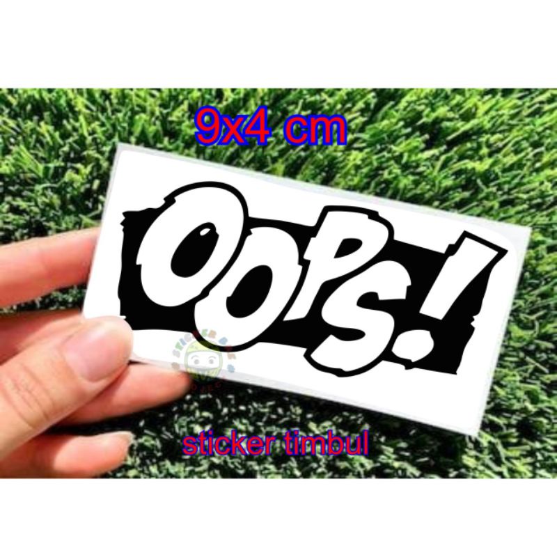 Jual Sticker oops cuting sticker motor dll 1pcs warna lengkap | Shopee ...