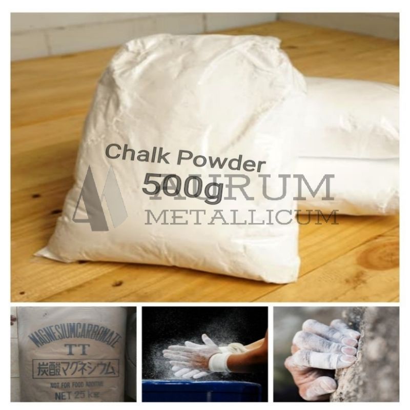 Jual Magnesium Carbonate Karbonat MgCO3 Bubuk Chalk Powder Kapur Gym
