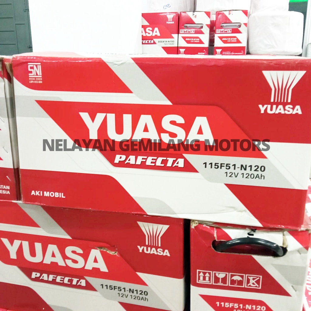 Jual AKI YUASA PAFECTA ASLI tipe N120 (115F51) BASAH | Shopee Indonesia